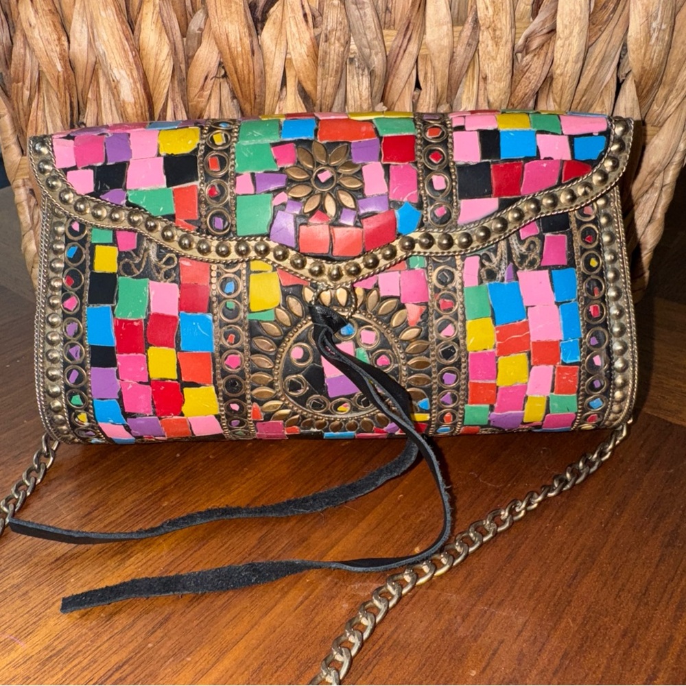Colorful Mosaic Clutch